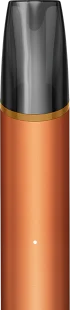 Krupni prikaz VEEV NOW ULTRA Gold Tobacco jednokratnog vape uređaja sa zlatnim prstenom oko usnika.